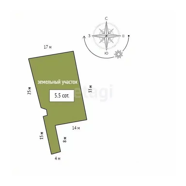 Участок в Красноярский край, Большемуртинско-Сухобузимский округ, с. ... - Фото 2