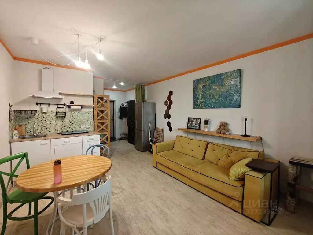 Студия Московская область, Реутов ул. Октября, 52 (30.0 м) - Фото 1