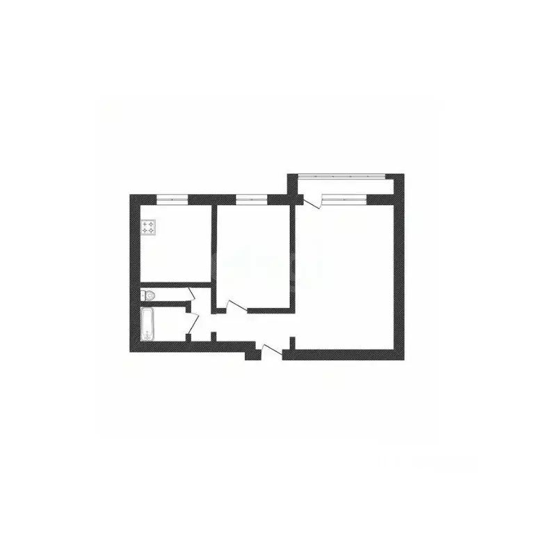 2-к кв. Смоленская область, Смоленск ул. Тургенева, 34 (52.6 м) - Фото 0