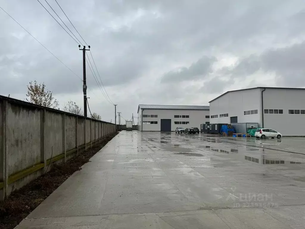 Склад в Адыгея, Тахтамукайский район, Яблоновский пгт Заводская ул., ... - Фото 1