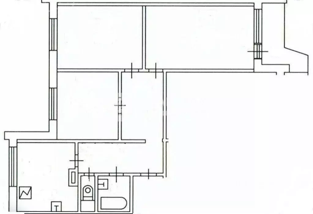 3-к кв. Москва Новочеремушкинская ул., 20/23 (72.4 м) - Фото 1