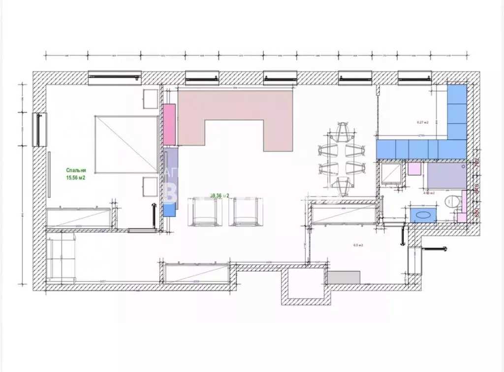 2-к кв. Москва Павелецкая пл., 1 (75.0 м) - Фото 2