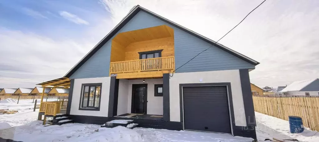 Дом в Иркутская область, Иркутский муниципальный округ, д. Куда ул. ... - Фото 1