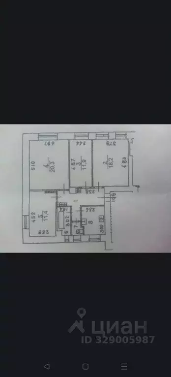 Комната Москва Малая Семеновская ул., 15/17К3 (11.4 м) - Фото 1