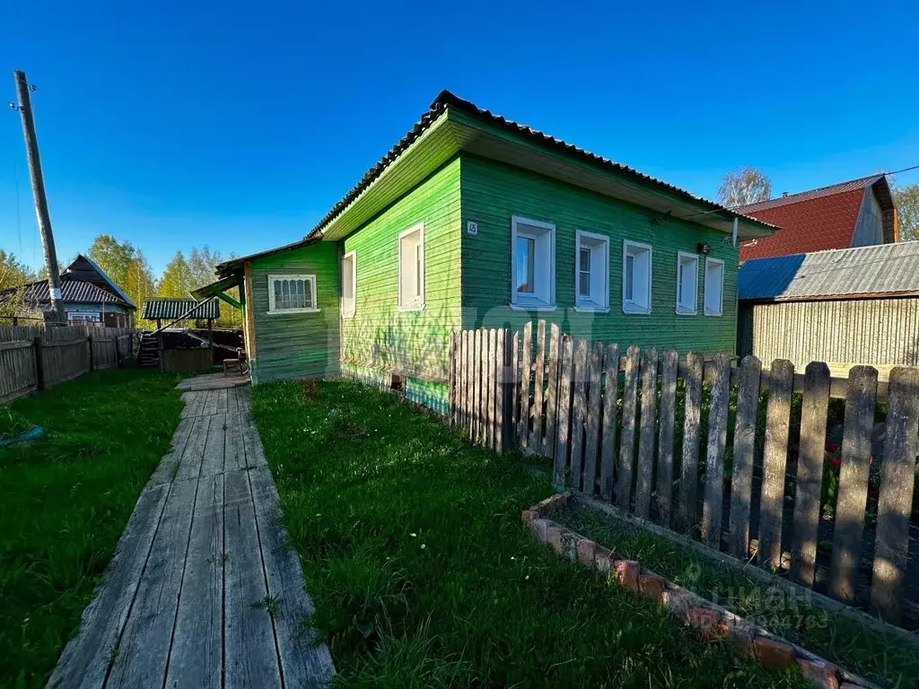 Дом в Вологодская область, Сокол ул. 1-я Лентьевская, 45 (48 м) - Фото 1