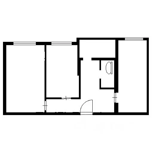 2-к кв. Севастополь просп. Октябрьской Революции, 48к1 (60.0 м) - Фото 1