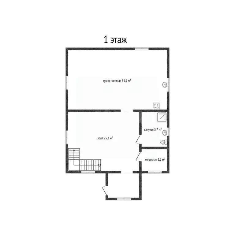 Дом в Удмуртия, Завьяловский район, с. Ягул Восточная ул., 8Б (170 м) - Фото 1