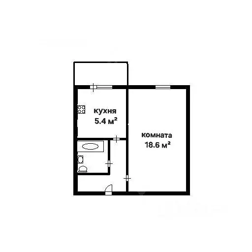 1-к кв. Псковская область, Псков ул. Николая Васильева, 83А (30.0 м) - Фото 0