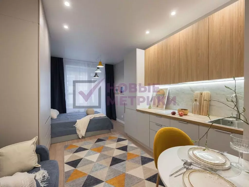 Студия Санкт-Петербург Планерная ул., 87к1 (24.3 м) - Фото 1