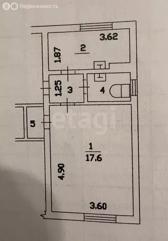 1-комнатная квартира: Казань, улица Голубятникова, 27 (29.1 м) - Фото 1