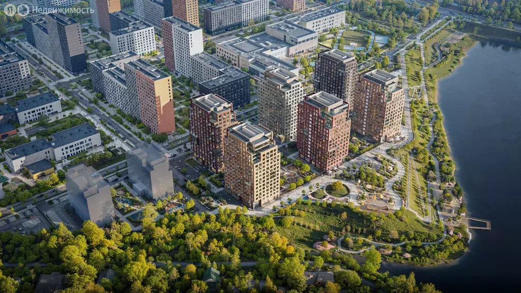 Квартира-студия: Москва, ЖК Бунинская Набережная, 2.6/1.3 (20.9 м) - Фото 1