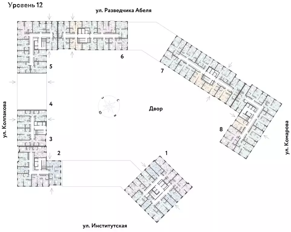 3-комнатная квартира: Мытищи, ЖК Страна.Парковая (53.81 м) - Фото 2