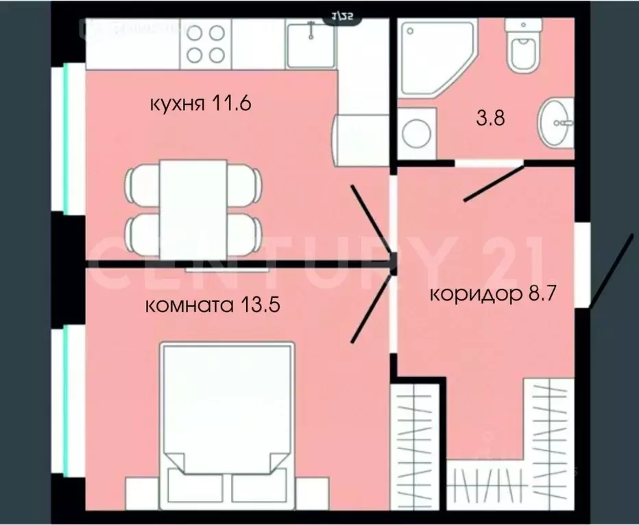 1-к кв. Пермский край, Пермь ул. Яблочкова, 5к5 (37.6 м) - Фото 2