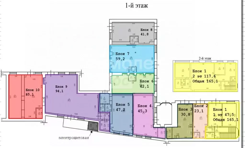 Помещение свободного назначения в Москва Долгоруковская ул., 27С1 (131 ... - Фото 2