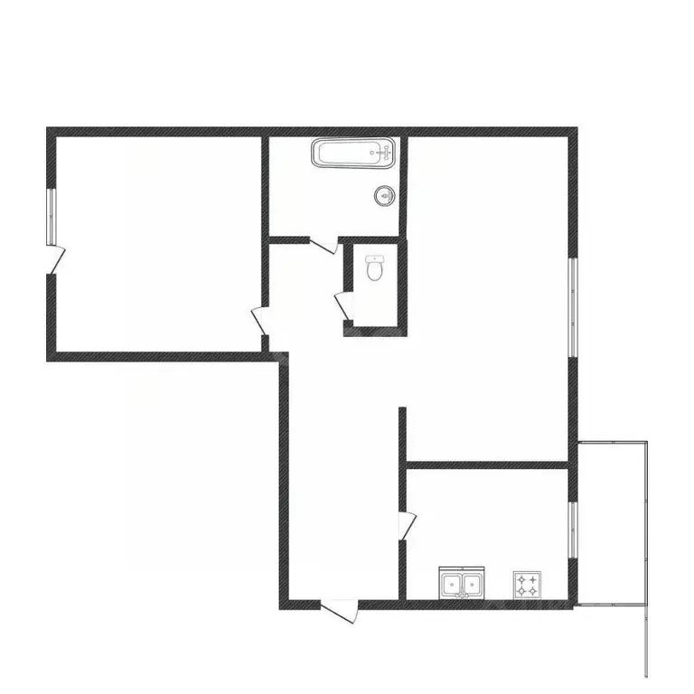 2-к кв. Костромская область, Кострома Индустриальная ул., 27 (60.0 м) - Фото 2