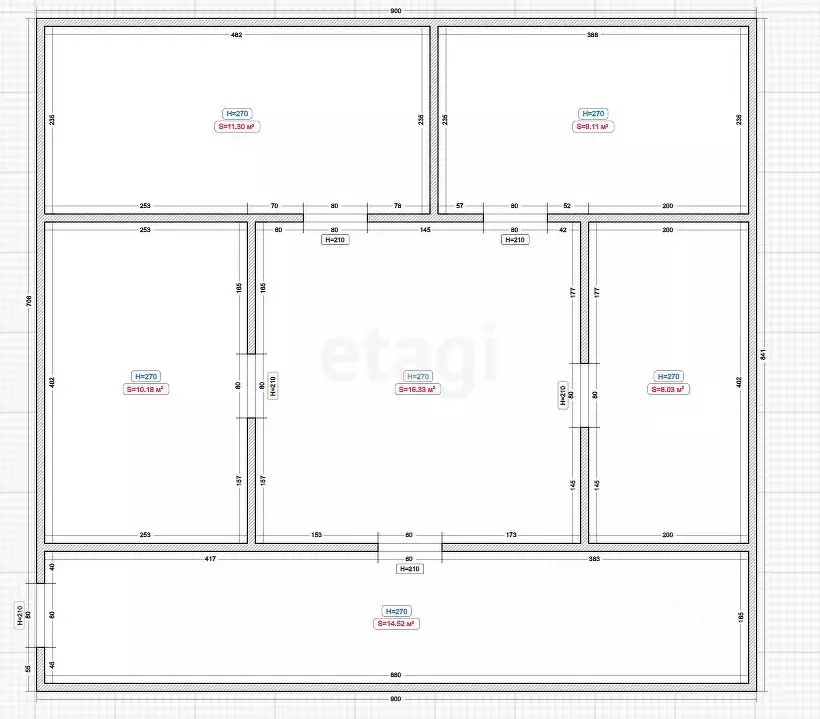 Дом в Ингушетия, Назрань ул. Курганная (400 м) - Фото 1