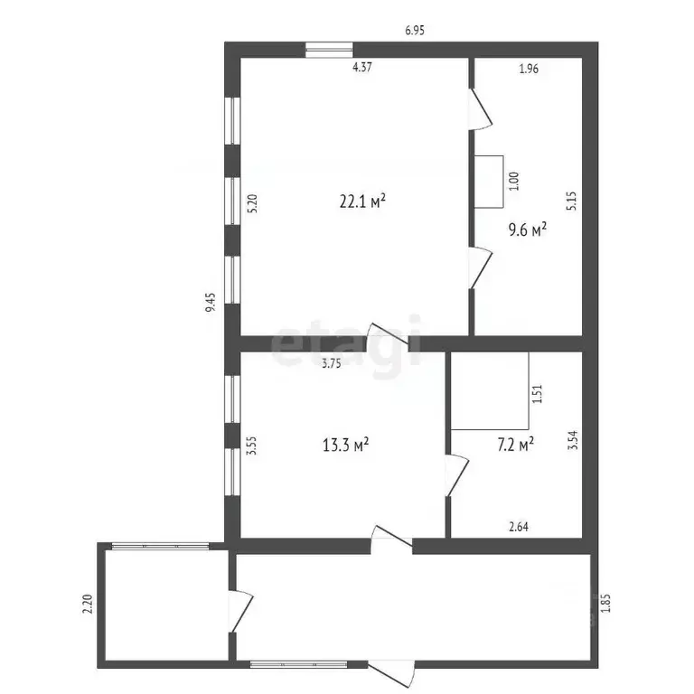 Дом в Брянская область, Навлинский район, пос. Синезерки Октябрьская ... - Фото 0