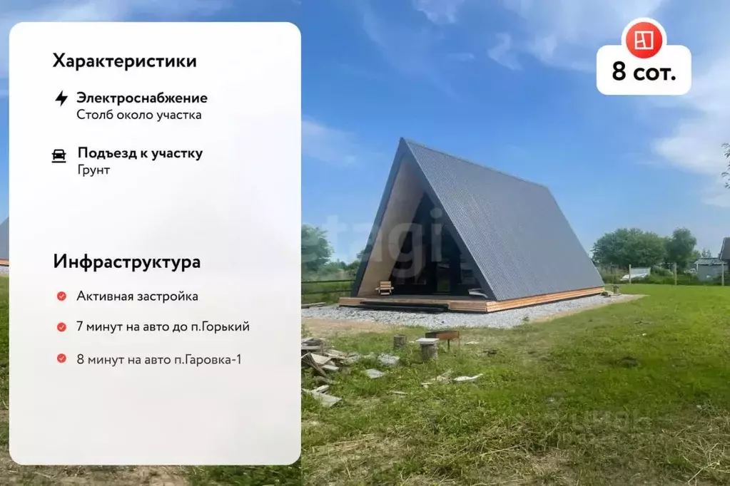 Дом в Хабаровский край, Хабаровск Содружество СНТ,  (60 м) - Фото 1