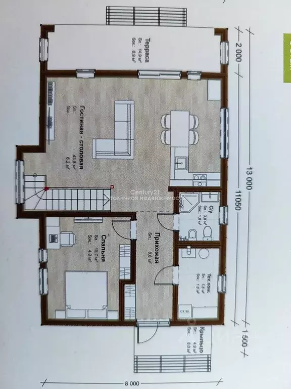 Дом в Москва д. Косовка,  (160 м) - Фото 2