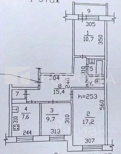 3-к кв. Московская область, Реутов Южная ул. (65.5 м) - Фото 0