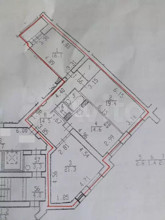 3-к. квартира, 95 м, 14/15 эт. - Фото 0