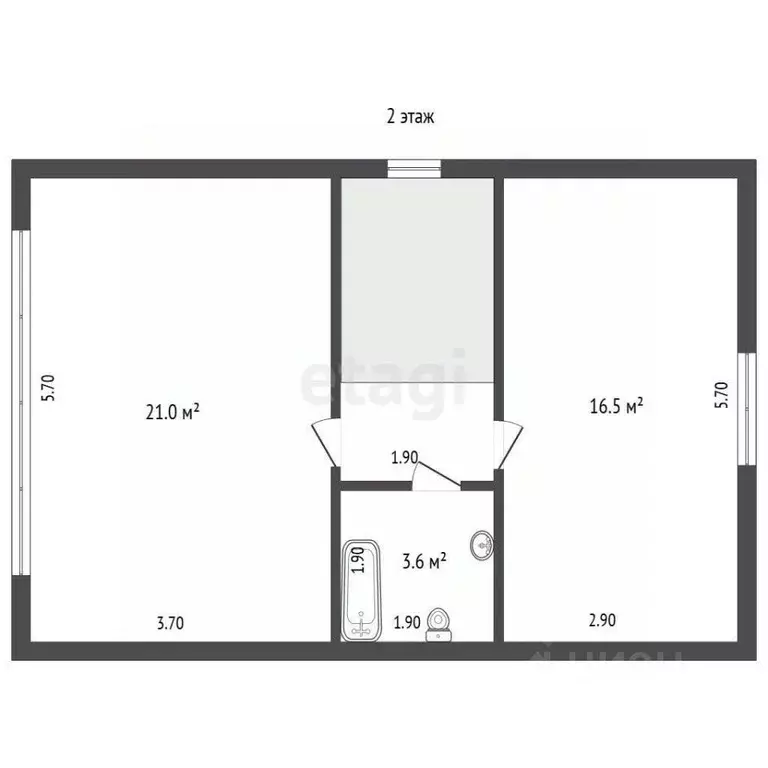 Дом в Ростовская область, Аксайский район, Ольгинское с/пос, Задонье ... - Фото 2