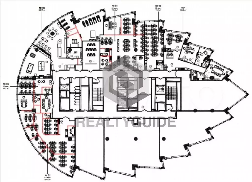 244 м2 Бизнес центр  DM tower  A - Фото 0