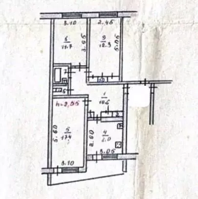3-к кв. Приморский край, Лесозаводск ул. Макарова, 20 (65.9 м) - Фото 1