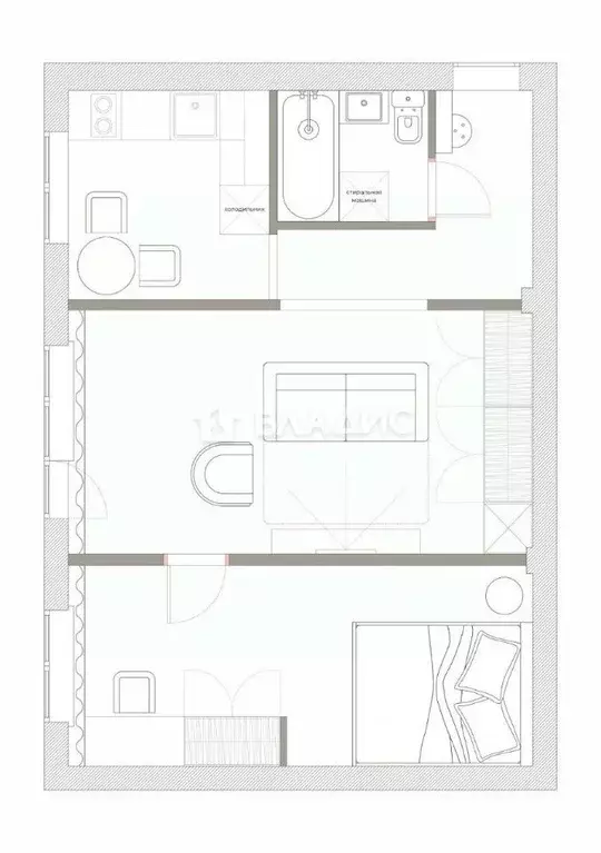 2-к кв. Иркутская область, Иркутск Байкальская ул., 192 (47.0 м) - Фото 0