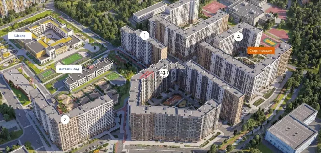 Торговая площадь в Московская область, Химки Подрезково мкр, 1-й ... - Фото 1