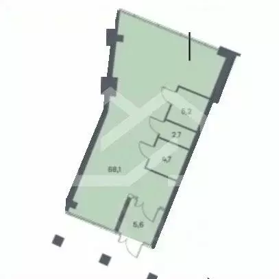 Помещение свободного назначения в Москва Южнопортовая ул., 42С5 (86 м) - Фото 2