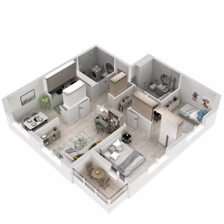 3-к кв. Приморский край, Владивосток ул. Расула Гамзатова, 7к1 (67.8 ... - Фото 2