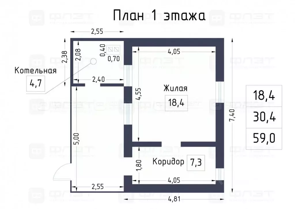 Дом в Татарстан, Казань ул. Хансувар (59 м) - Фото 2