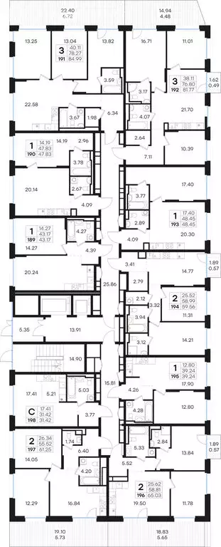 1-комнатная квартира: Нижний Новгород, Нижегородский район (43.17 м) - Фото 1