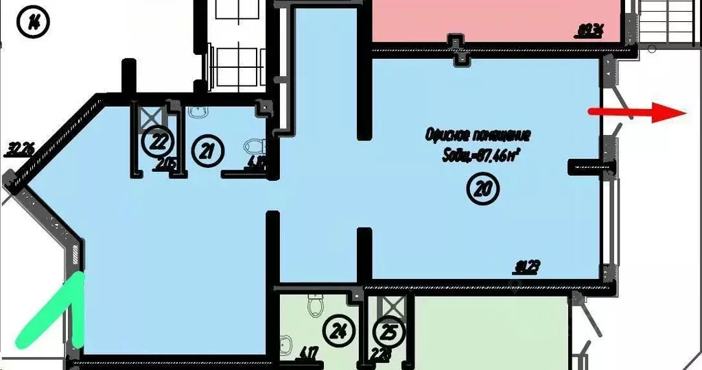 Помещение свободного назначения в Краснодарский край, Краснодар ... - Фото 0