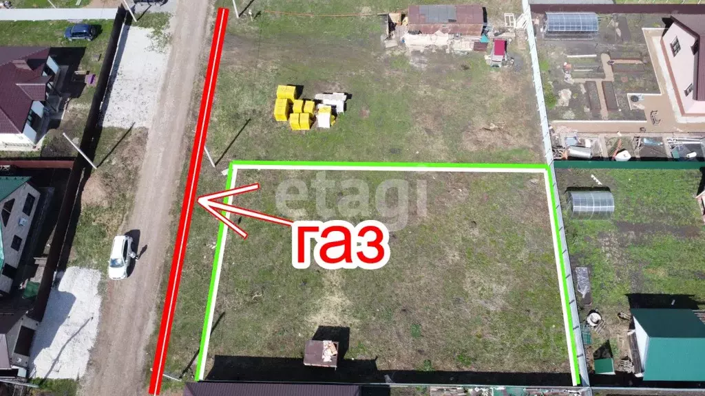 Участок в Башкортостан, Стерлитамакский район, Отрадовский сельсовет, ... - Фото 0