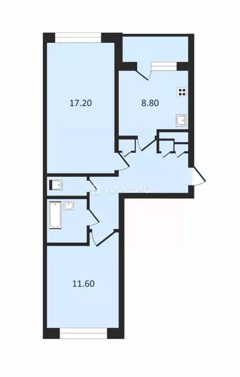 2-к кв. Владимирская область, Владимир ул. Энергетиков, 4А (53.8 м) - Фото 2