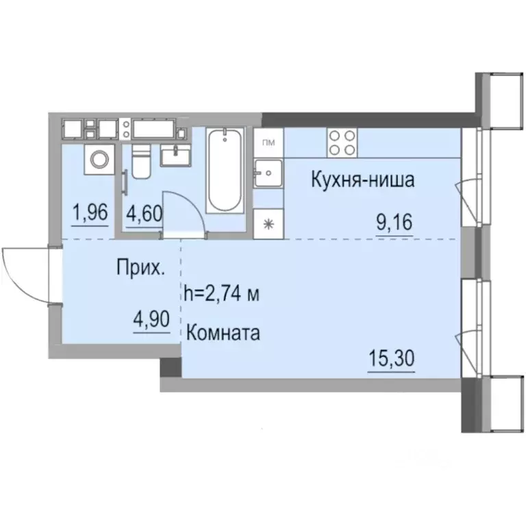 Студия Удмуртия, Ижевск ул. Лихвинцева, 17 (36.0 м) - Фото 0