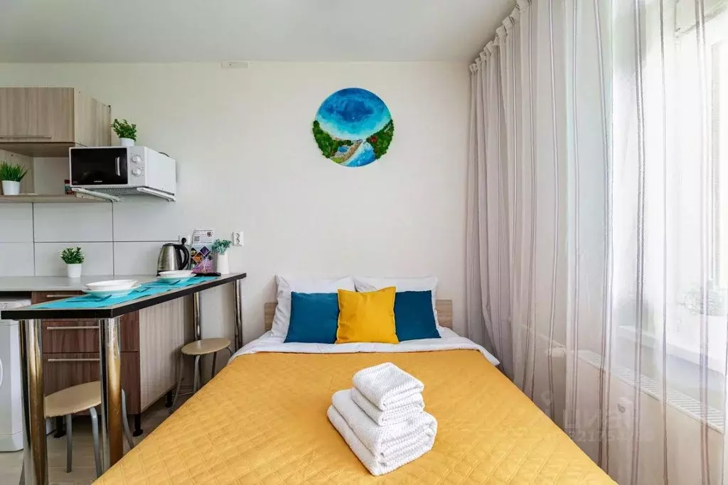 1-к кв. Татарстан, Зеленодольск просп. Строителей, 28 (25.0 м) - Фото 2