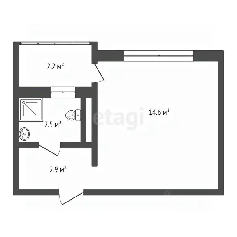 Студия Краснодарский край, Анапа Пионерский просп., 100Вк2 (22.5 м) - Фото 2