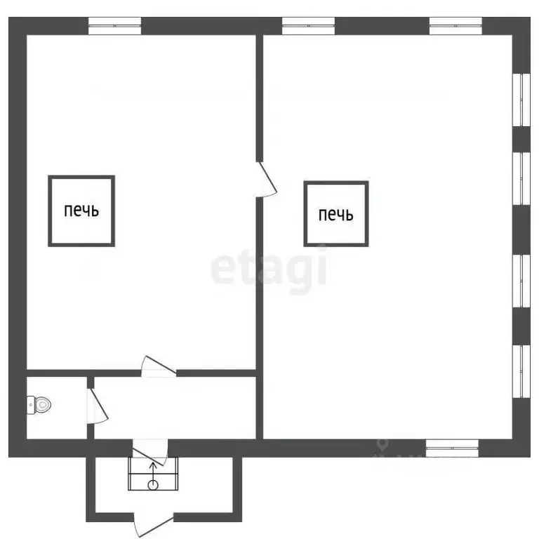 Дом в Вологодская область, Харовск ул. Герцена, 8 (48 м) - Фото 2