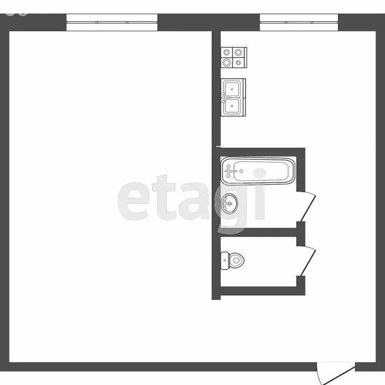 1-комнатная квартира: Саранск, улица Воинова, 5 (33.2 м) - Фото 1