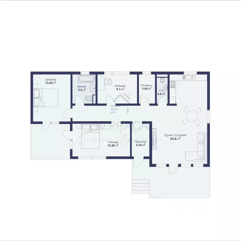 Дом в Ленинградская область, Приозерский район, Красноозерное с/пос, ... - Фото 2