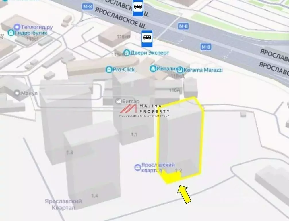 Торговая площадь в Московская область, Мытищи Ярославское ш., 120Бк2 ... - Фото 2