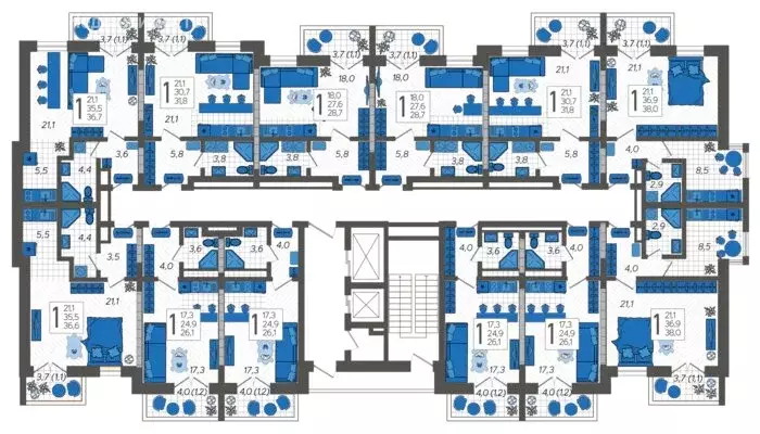 Квартира-студия: Сочи, улица Искры, 88к3 (36.6 м) - Фото 1