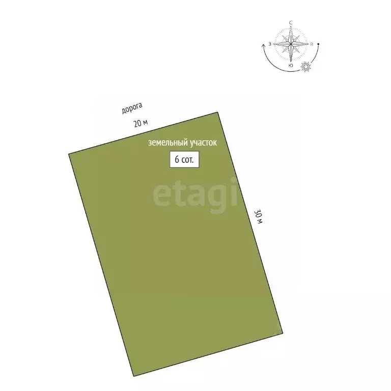 Участок в Крым, Симферополь ул. Валентина Гаршина, 25 (6.0 сот.) - Фото 2