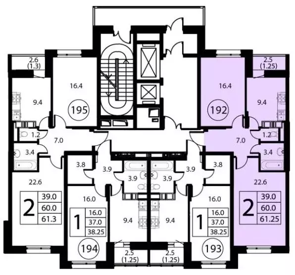 2-к кв. Московская область, Домодедово Авиационный мкр, ул. ... - Фото 2