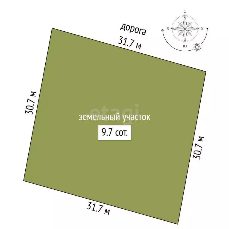 Участок в Ялуторовск, улица Энергетиков (10 м) - Фото 0