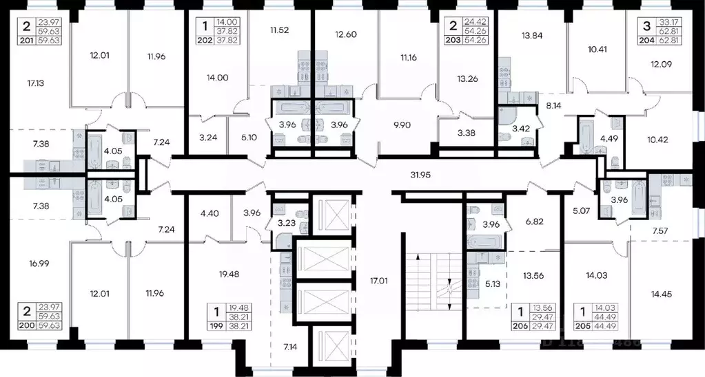 1-к кв. Приморский край, Владивосток ул. Тухачевского, 80 (44.49 м) - Фото 2