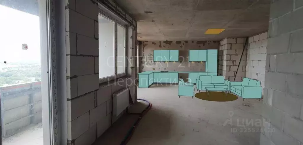 2-к кв. Московская область, Люберцы Хлебозаводской проезд, 1А (64.0 м) - Фото 2